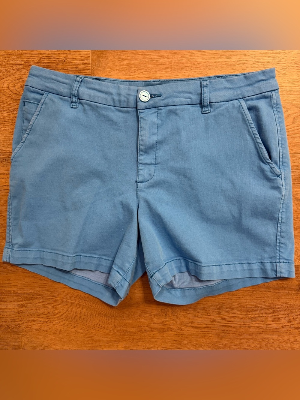 KUT From The Kloth Women’s Catherine Trouser Short Chino Turquoise-Blue, Sz. 12